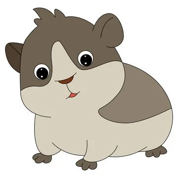 Vector illustration a rabbit is sitting Stock Illustration