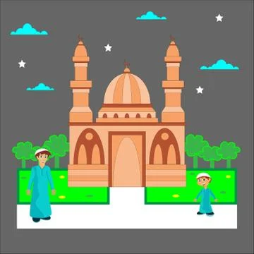 Vector illustration of ramadan kareem Stock Illustration