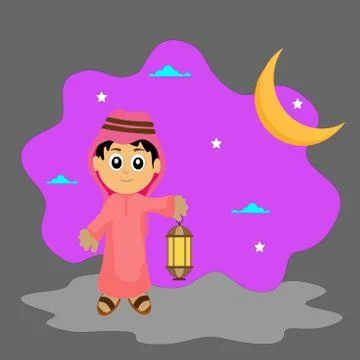 Vector illustration of ramadan kareem Illustrazione stock