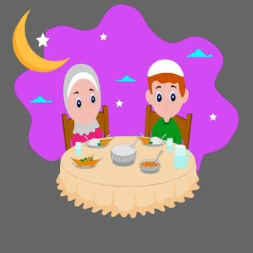 Vector illustration of ramadan kareem Illustrazione stock