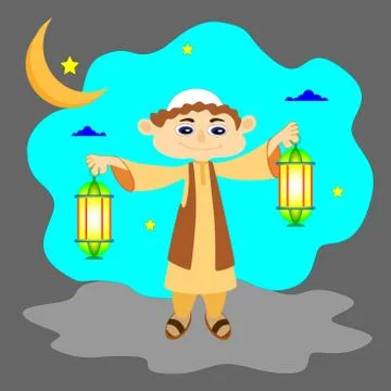 Vector illustration of ramadan kareem Stock Illustration