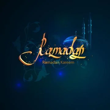 Vector illustration of ramadan kareem lantern. Religious concept of Islam. Stock Illustration