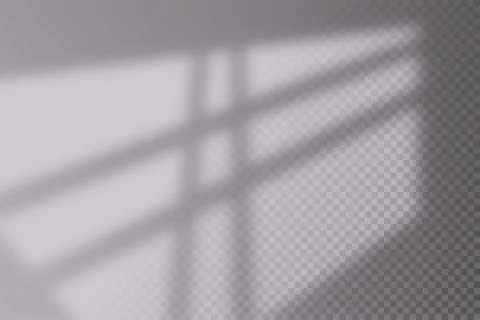 Vector illustration of realistic shadow overlay effect. Blurred transparent soft Stock Illustration