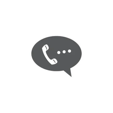 Vector illustration receiver and icon of the message. Stock Illustration