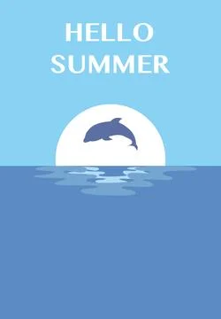 Vector illustration. Recreation and summer vacation concept. Great summer p.. Stock Illustration