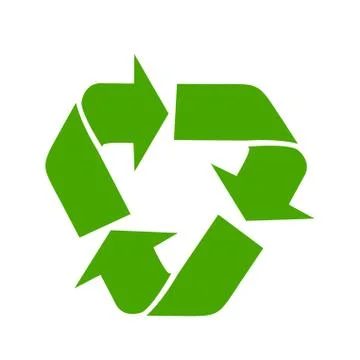 Vector illustration of recycling symbol Stock Illustration
