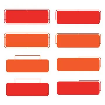 Vector illustration of red and white speech bubbles on an abstract Stock Illustration