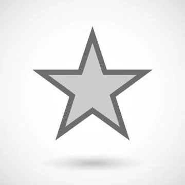Vector illustration of   the red star of comunism icon Stock-Illustration