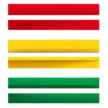 Vector illustration of red , yellow and green colors of flag of Black history 스톡 일러스트