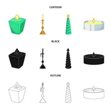 Vector illustration of relaxation and flame symbol. Collection of relaxation and Ilustración de archivo
