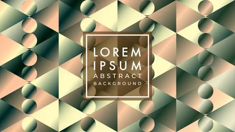 Vector illustration of repeating vintage triangular and ellipse shape. Anci.. Stock Illustration