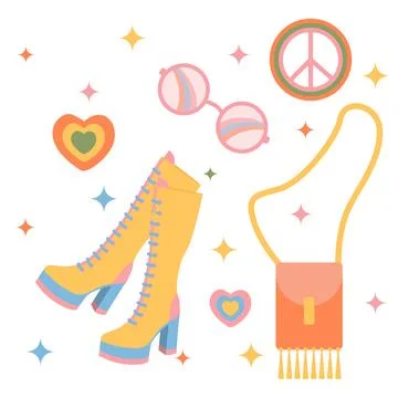 Vector illustration in retro style. Stock Illustration