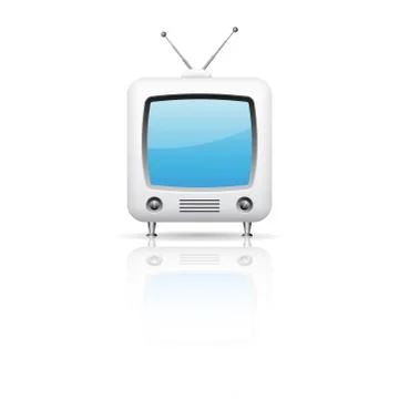 Vector illustration of retro tv Stock Illustration