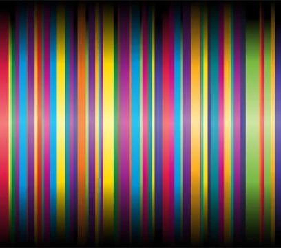 Vector illustration with ribbons. Stock Illustration