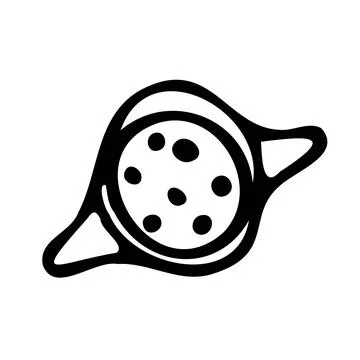 Vector illustration of a ring with diamonds. Stock Illustration