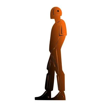 Vector illustration of a robot. artificial intelligence Chat bot human helper. Stock Illustration