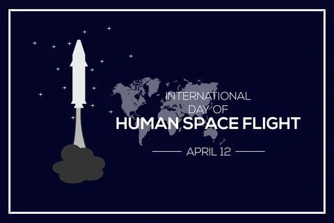 Vector illustration of a rocket launching into space Stock Illustration