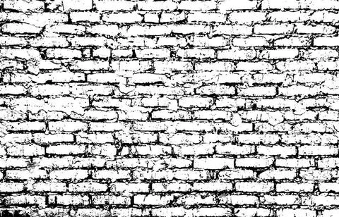 Vector illustration of rough brick wall Vector illustration of grunge roug... Stock Photos