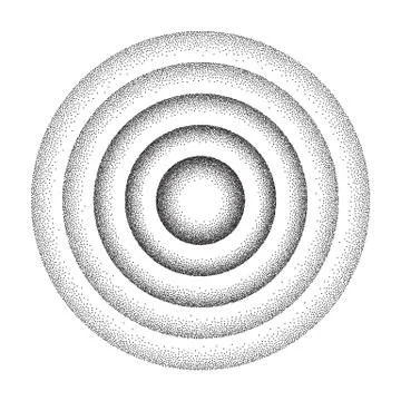 Vector illustration of rounded circles background Stock Illustration