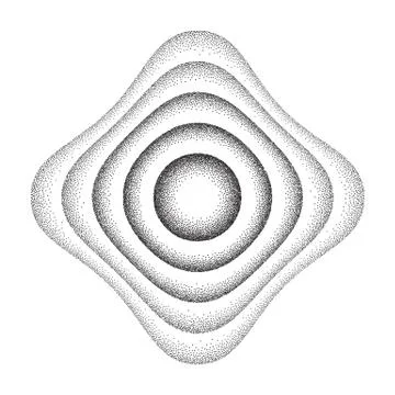 Vector illustration of rounded shape background Stock Illustration