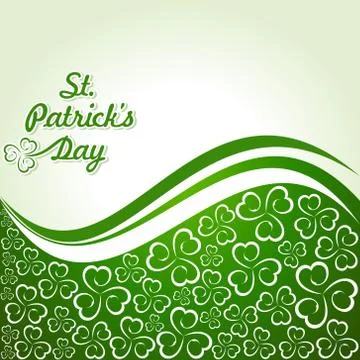Vector Illustration of Saint Patricks Day Design Stock Illustration