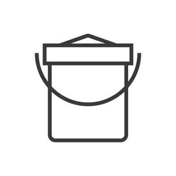 Vector illustration of a sand bucket. Stock Illustration