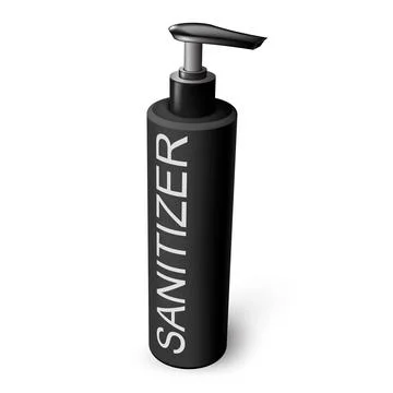 Vector illustration of sanitizer gel dispenser Stock Illustration