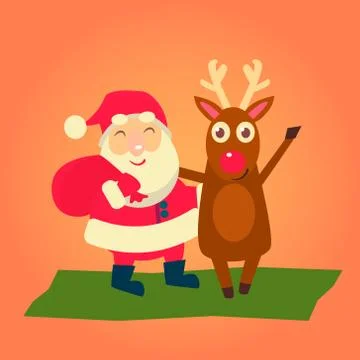 Vector Illustration of Santa Claus Stock Illustration