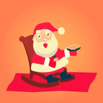 Vector Illustration of Santa Claus Stock Illustration