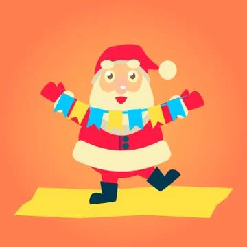 Vector Illustration of Santa Claus Stock Illustration