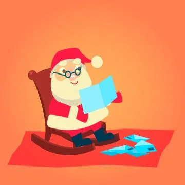 Vector Illustration of Santa Claus Stock Illustration