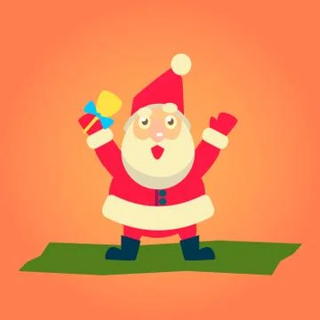 Vector Illustration of Santa Claus Stock Illustration