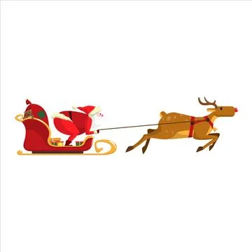 Vector illustration of santa claus Stock Illustration