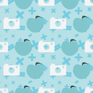 Vector illustration of school supplies Illustrazione stock