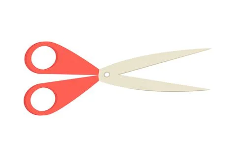 Vector illustration of scissors. Scissors icon. Stock Illustration
