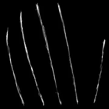 Vector illustration of scratch-like claw marks with sharp white strokes across a Stock Illustration