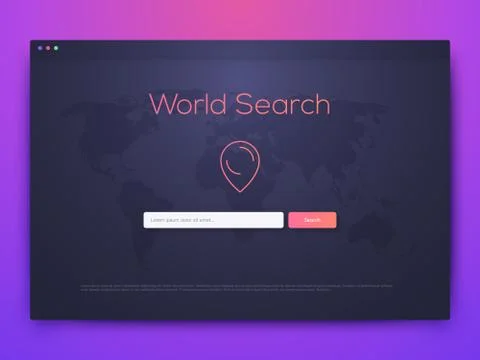 Vector Illustration of screens and web concept Stock Illustration