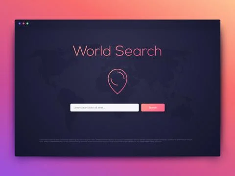 Vector Illustration of screens and web concept Stock Illustration