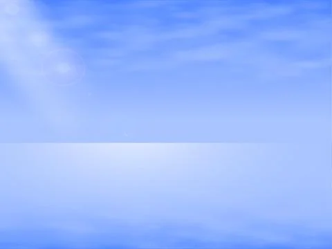 Vector illustration Sea Landscape Stock Illustration