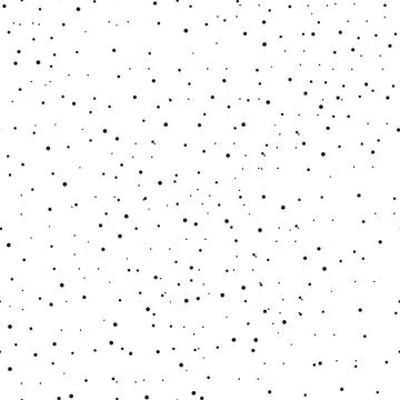 Vector illustration of seamless black dot pattern with different grunge eff.. Illustrazione stock