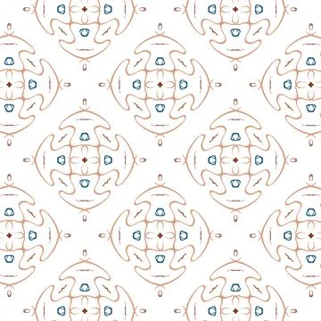 Vector illustration of seamless creative pattern Stock Illustration