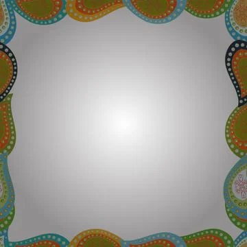 Vector illustration. Seamless. Doodles elements hand drawn frames. Illustration Stock Illustration