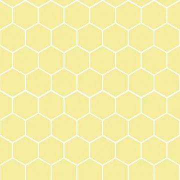 Vector illustration of seamless geometric pattern with honeycombs Stock Illustration