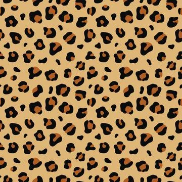 Vector illustration of seamless leopard pattern Illustrazione stock