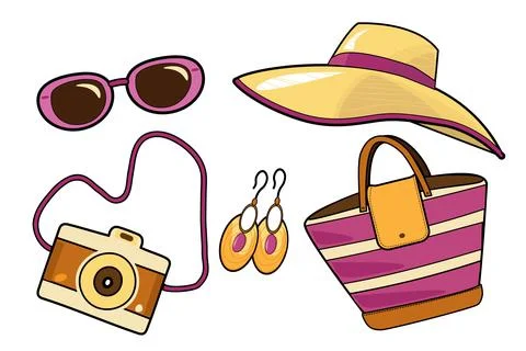 Vector illustration seamless pattern background. summer Illustrazione stock