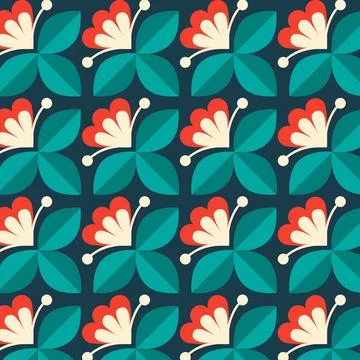Vector illustration of Seamless Pattern Background Stock Illustration