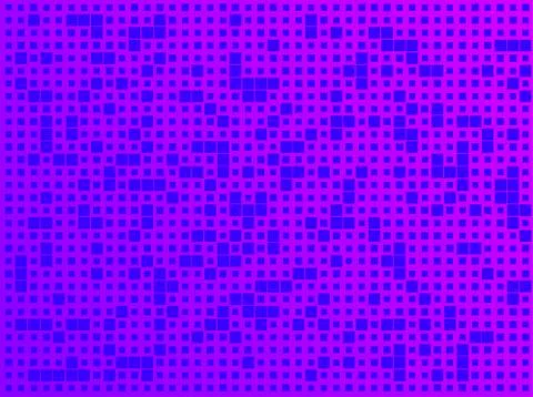 Vector illustration of seamless pattern of blue square on violet background,  Stock Photos