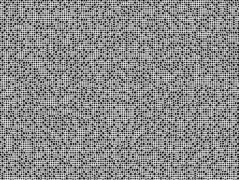 Vector illustration of seamless pattern of circles black background Stock Photos