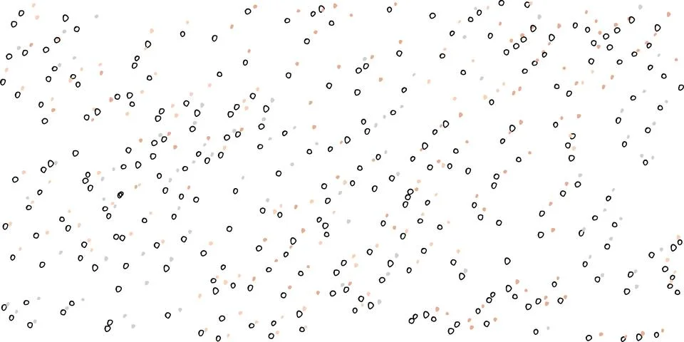 Vector illustration, seamless pattern of colorful circles, design for textile Illustrazione stock