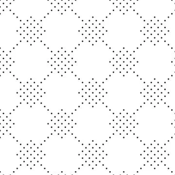Vector illustration seamless pattern of dots Illustrazione stock